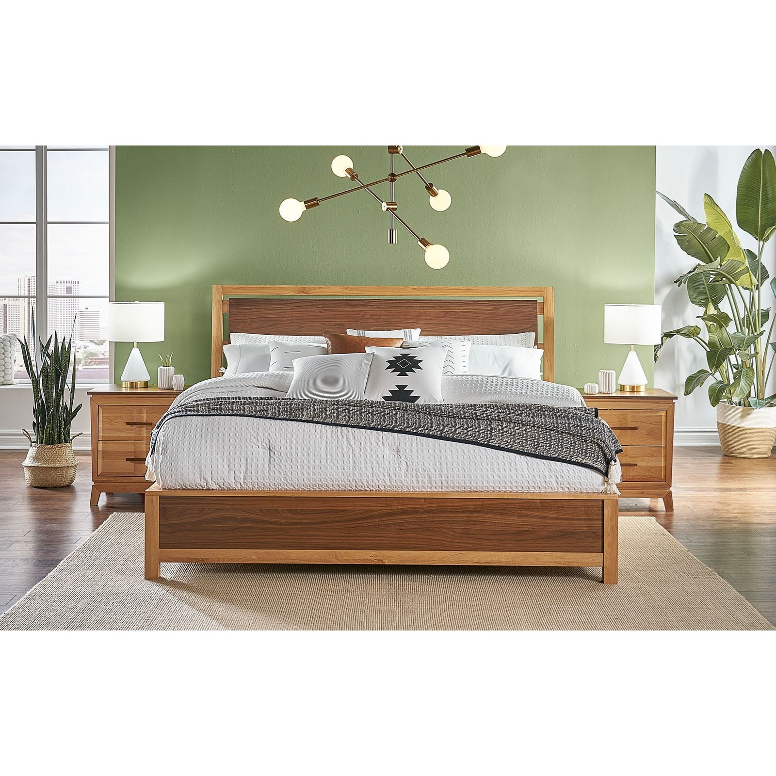 AAmerica Modway Transitional King Low Profile Bed Fashion Furniture